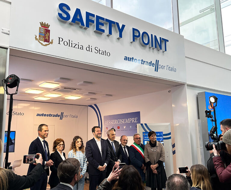 Nell’area di servizio Casilina Est (A1 Cassino) apre il primo “Safety point” dedicato alla guida sicura 