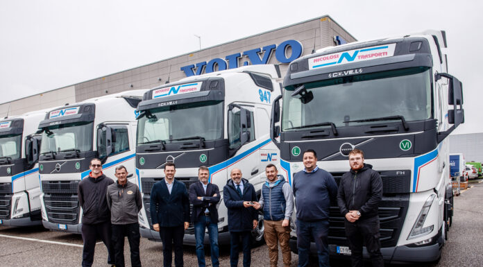 Nicolosi Trasporti amplia la propria flotta con 19 Volvo FH LNG