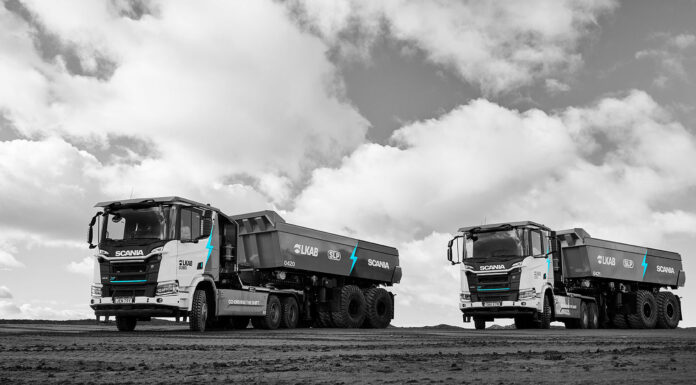 Scania e LKAB portano i camion elettrici nel sottosuolo