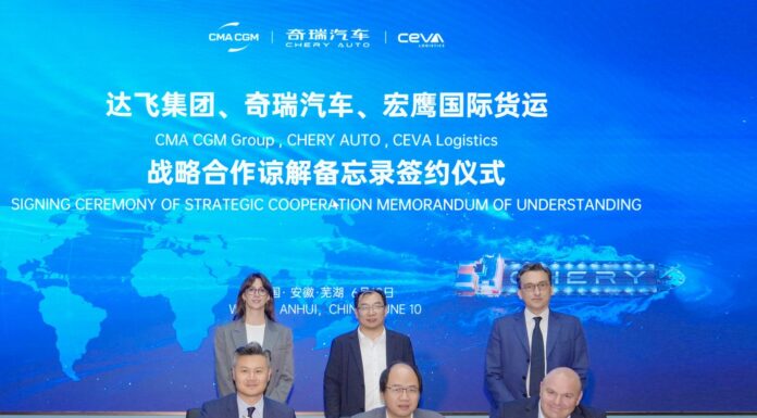 CEVA Logistics e CMA CGM con Chery Auto: una partnership che ridisegna la logistica automotive cinese nel mondo
