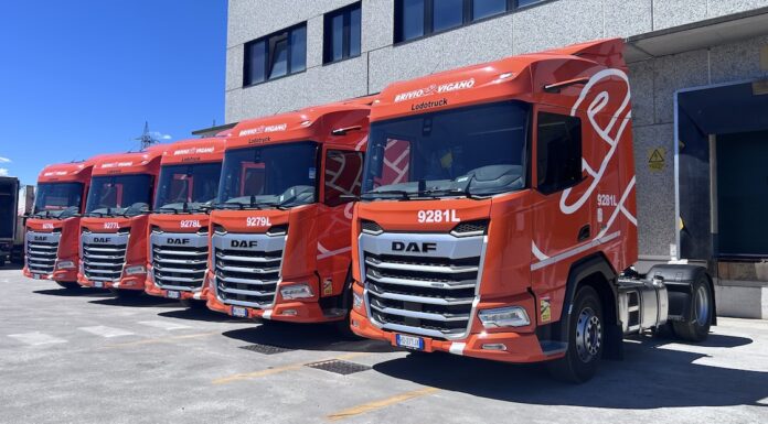 Brivio & Viganò torna a DAF: nove XF 480 per il fresco della GDO